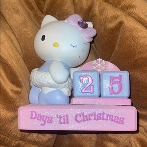 RARE Hello Kitty Christmas Advent Calendar, pink glittery.
